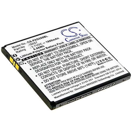 Bsc Preferred Pax D200 D200T IS275 Payment Terminal Replacement Battery CS-PAD200BL